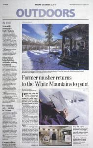 Former Musher Returns To The White Mountains To Paint